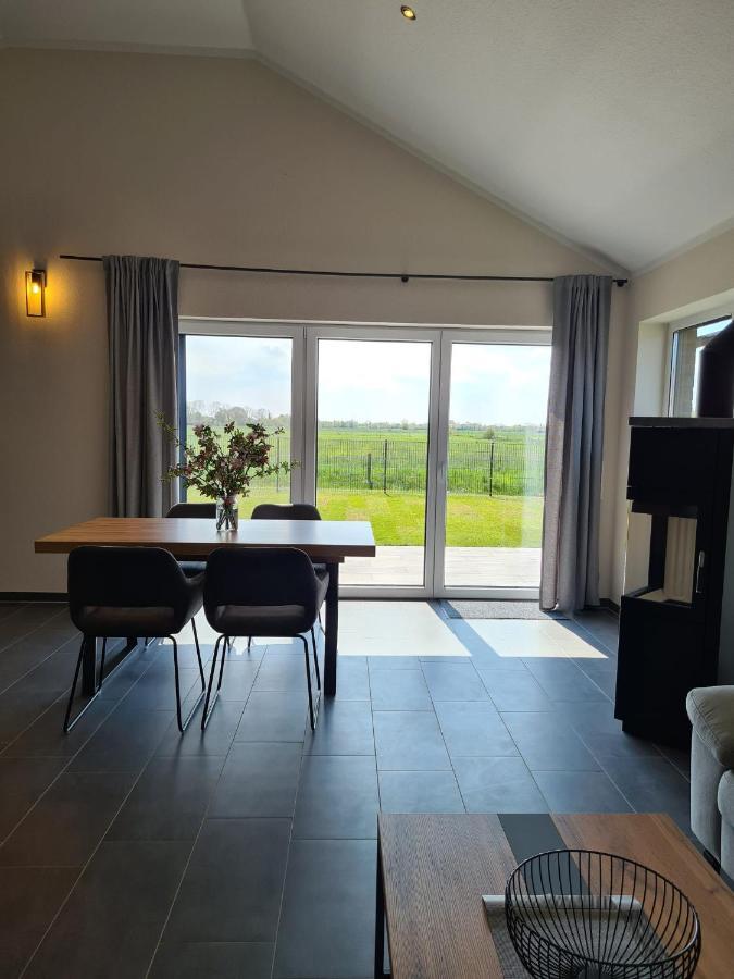 Watt'N Blick - Hundefreundliches Ferienhaus Mit Ausblick Ueber Die Wiesen Bis Zum Deich Schweiburg Экстерьер фото
